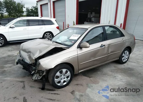 2008 Kia Spectra Ex из США, поврежденный, VIN KNAFE121785548872